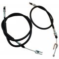 Left Right Rear Brake Parking Cable Set For Kawasaki Mule 2500 2510 2520 3000 3010 3020 4000 4010 54005-0307 54005-1210 
