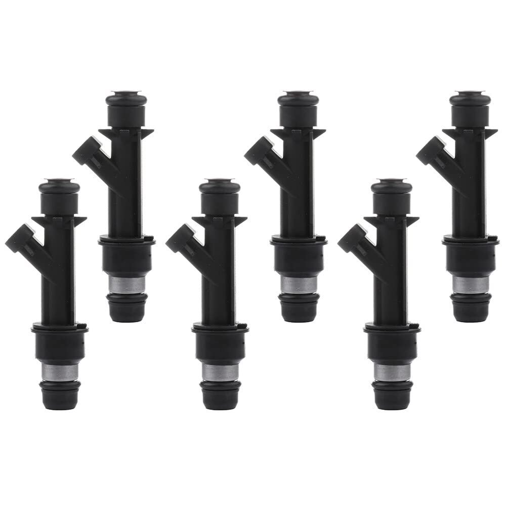 6 Piece 4 Hole Fuel Injectors Kit 25166922 Fit For Honda Passport Isuzu Rodeo Trooper Amigo Axiom Vehicross Acura Slx