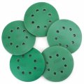 5 In Sanding Discs 50 Pack 8 Hole Hook And Loop 800 1000 1200 1500 2000 Grit Wet Dry Green For Random Orbital Sander Wood Metal 