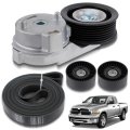 53032132ak Belt Tensioner And 53032129aa Serpentine Fits For Dodge Ram 1500 2500 3500 5 7l 2003 2004 2005 2006 2007 2008 With 