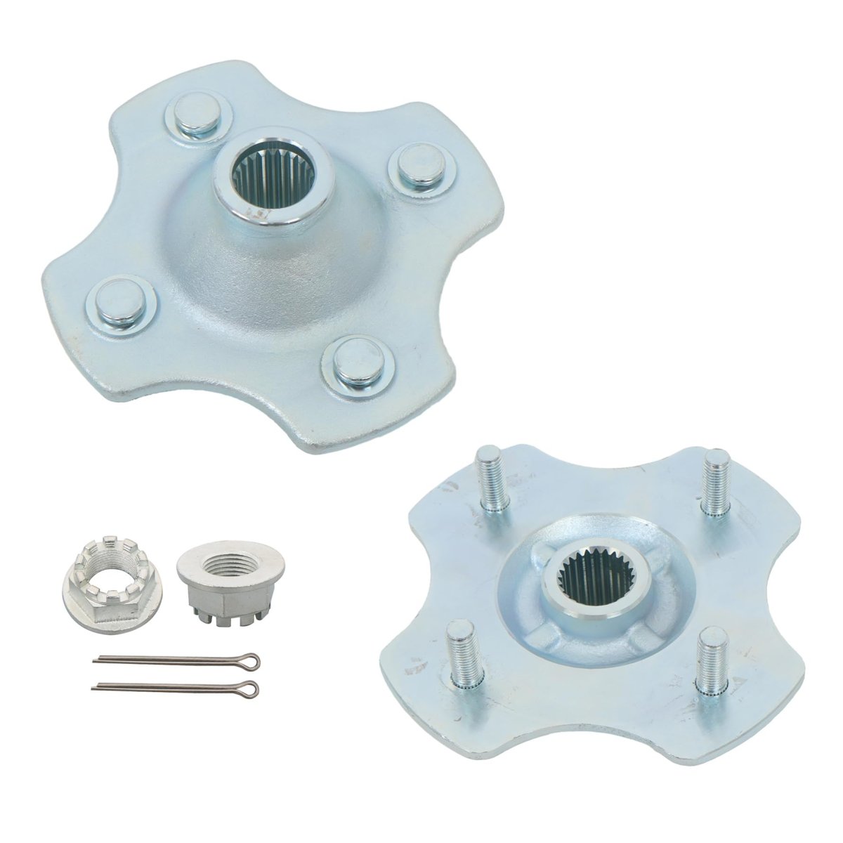 2 Pcs Rear Axle Wheel Hub Nut Replacement For Trx250 Trx250te Trx250tm 250 2x4 Fits Part Numbers 90304-ha7-670 94201-40300
