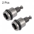 Uxcell Chuck Adapter 1 2-20unf Quick Change 2 Square Drive Converter For Impact Wrench