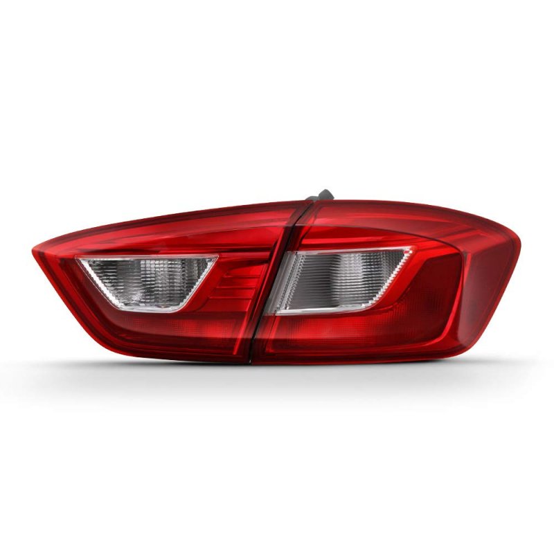 2-pieces Inner Outer Passenger Side Oe-style Red Lens Right Tail Light Housing Lamp Assembly Replacement For 2016-2019 Chevy