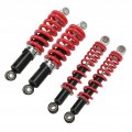 250mm Suspension Shock Absorber 4pcs Front Rear Motorcycle Adjustable Universal For 50cca 125cc Dirt Pit Bike Atv Go Kart Quad
