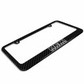 Ipick Image Made For Hemi Powered Black Real 3k Carbon Fiber Glossy Finish License Plate Frame