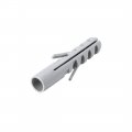 Uxcell 10x50mm Plastic Expansion Tube Bolts Column Frame Fixings Gray 50pcs