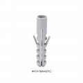 Uxcell 10x50mm Plastic Expansion Tube Bolts Column Frame Fixings Gray 50pcs