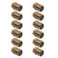 12pcs Inverted Flare Tube Nut For 5 16 1 2-20 Threads