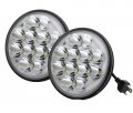 2pcs 5 75 Round Led Headlights H5001 Par46 Flood Work Lights Sealed Beam 36w Fit For Unity Spotlight Truck 