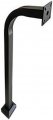 Standard Goose Neck Steel Pedestal 2 X 42 Gate Keypad Mounting Post Black 