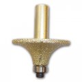 Toolocity Rbql044618 3 4-inch Radius Brazed Router Bit 1 2-inch Shank With Bearing 