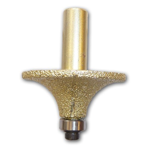 Toolocity Rbql044618 3 4-inch Radius Brazed Router Bit 1 2-inch Shank With Bearing