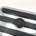 Httmt Chrome Gear Skull Brake Pedal Pad Compatible With H-d Road King Roadster Ultra Switchback
