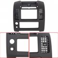Hecasa Center Dash Console Instrument Panel Cluster Lid Bezel Compatible With 2005-2016 Nissan Frontier Replacement For