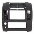 Hecasa Center Dash Console Instrument Panel Cluster Lid Bezel Compatible With 2005-2016 Nissan Frontier Replacement For