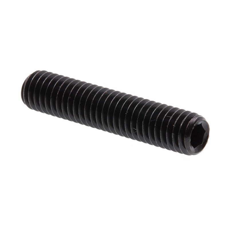 Socket Set Screws M6 1 0 X 30mm Black Oxide Coated Alloy Steel Internal Hex Drive Cupped Point 10 Pack Model