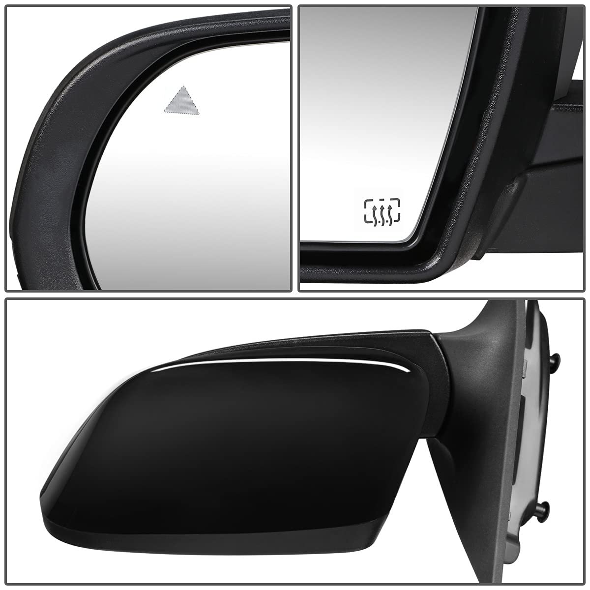 Ch1320428 Factory Style Driver Left Side Mirror Manual Folding Power Adjust Heated Glass Turn Signal Blind Spot Detection