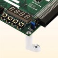 Uxcell 20pcs Circuit Board Pcb Spacers L Shape Insulated Plastic Fixed Mounting Feet 0 8 Supporting Height With Screws