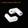 Uxcell 20pcs Circuit Board Pcb Spacers L Shape Insulated Plastic Fixed Mounting Feet 0 8 Supporting Height With Screws