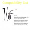 Wflnhb 12v Electric Windshield Wiper Motor Kit Replacement For Polaris Rzr Kawasaki Can Am