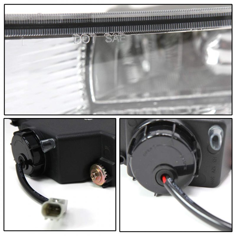 Winjet Wj60-2003-00 Oe Style For 2003-2004 Toyota Corolla Left Driver Side Fog Lights