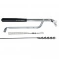 Klein Tools 53721 Flex Bit Kit With 9 16-inch X 54-inch Auger Placement Tool And Wire Pulling Grip For Behind Walls 