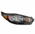Headlight Headlamp Lamp Black Passenger Side For 2014-2018 Ford Fiesta 