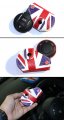 Cuztom Tuning Fits For 2008-2018 Mini Cooper Blue Red Union Jack Uk Flag Leather Key Fob Holder Pouch