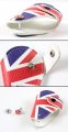 Cuztom Tuning Fits For 2008-2018 Mini Cooper Blue Red Union Jack Uk Flag Leather Key Fob Holder Pouch