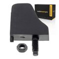 Control Arm Bumper For 1990991 Mercury Grand Marquis Black Rubber Bolt On Attachment 1 07 In Mounting Stud Length 1