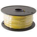 Electronix Express 1000 Foot 22 Gauge Solid Hook Up Wire Yellow 