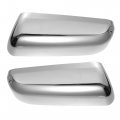 X Autohaux 1 Pair Exterior Triple Chrome Plated Top Half Mirror Cover Caps Trim Overlay For Ford F-150 2007-2014 7l3z 17d743 Aa 
