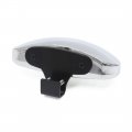 Uxcell Silver Tone Universal Truck Car Wide Angle Half Oval Rear View Blind Spot Mirror
