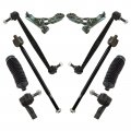 Front Steering And Suspension Kit For 2012 2020 Chevrolet Sonic Psa48905 10 Piece Set With Tie Rods Control Arms Ball Joints 