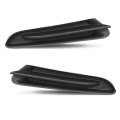 Front Driver Passenger Side Headlight Lower Molding Trim Bumper Trims For Buick Encore Sport Touring 2016 Fit 2013-2016 Black 