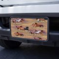 Graphics More Horses Wild Running Pattern Novelty Metal Vanity Tag License Plate