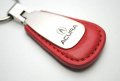 Au-tomotive Gold Inc Officially Licensed Red Leather Tear Drop Key Chain For Acura