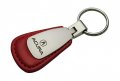 Au-tomotive Gold Inc Officially Licensed Red Leather Tear Drop Key Chain For Acura