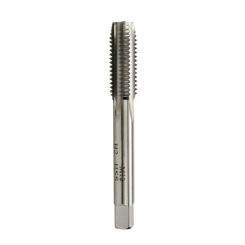 M12 X 1 75mm Hss Thread Hand Machine Tap High Carbon Steel For Auto Repair And Machinery Silver Finish 0 47 In Diameter 3 48