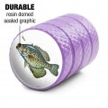 Crappie Fishing 6 Valve Stem Caps For Tire Rim Wheel Aluminum Purple