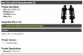 Rear Strut And Coil Spring Assembly Set Of 2 Compatible With 2003-2011 Honda Element