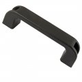 Door Cabinet Black Plastic Rectangular Pull Handle 5 2 