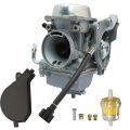 Carburetor Kit For Arctic Cat 375 400 2x4 4x4 Atv 2002 2003 Hyq290 Replacement With Accessories Golden Chrome Finish 