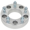 Wheel Adapters 5x1 To 5x5 5 For Ford F-150 2000-2003 And Expedition 2000-2002 1 5 In Thickness Bore 87 1mm Silver 2 Pieces 