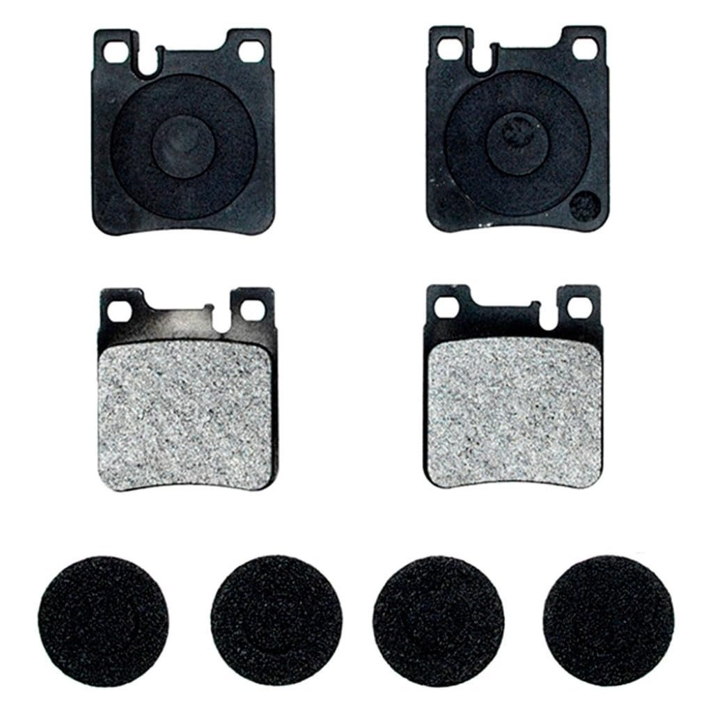 Disc Brake Pads Rear For Chrysler Crossfire 2005 2006 Semi Metallic Friction Material Gold Classification Shims Included