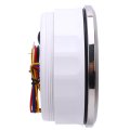 110mm 4-3 8in Tachometer 7 Color Backlight Dc 9-32v 3000rpm Gauge Hour Meter Car Yacht Rv Boat Truck Black Dial Silver Bezel 