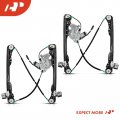 A-premium Electric Power Window Regulator With Motor Compatible Ford Focus 2000-2007 Front Driver And Passenger Side 2pcs Not