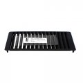 Polaris Snowmobile Louvered Grill Gloss Black Genuine Oem Part 5430958-070 Qty 1