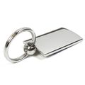 Lincoln Gray Spun Brushed Metal Key Chain