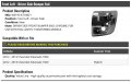 Front Left Driver Side Bumper End Chrome Compatible With 2012-2013 Chevy Silverado 1500 For Use Fog Lights